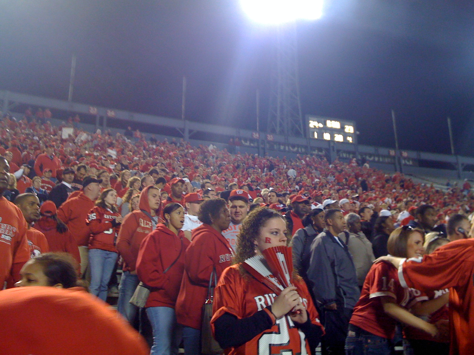 Rutgers vs NC State Fans Bowl game